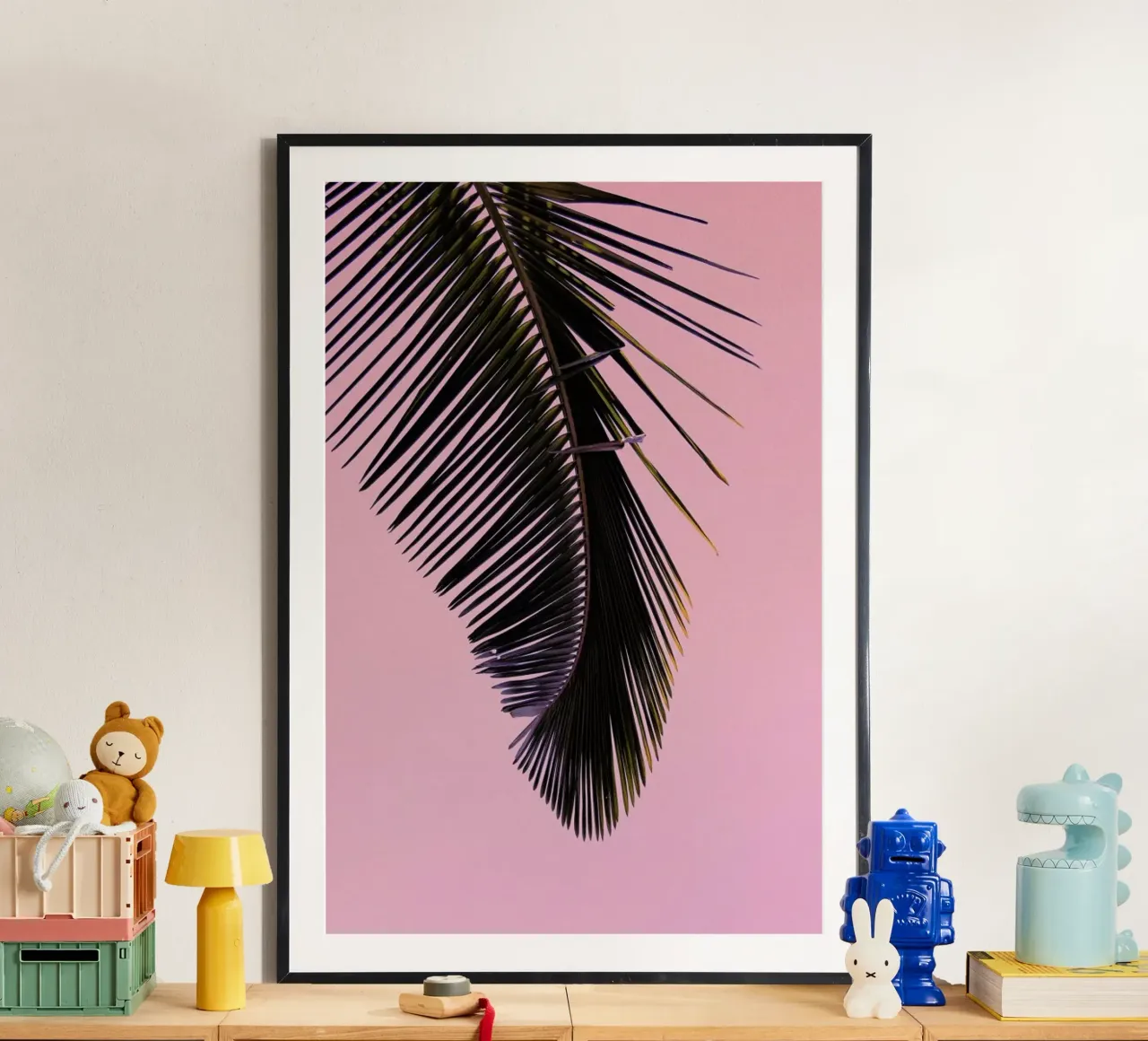 Tropicana Pink by @BineArnold poster con telaio in legno da EyeEm Mobile GmbH