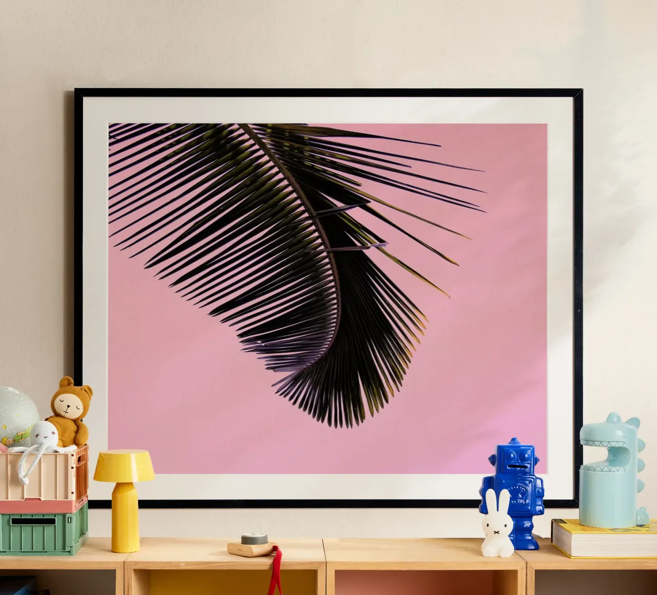 Tropicana Pink by @BineArnold poster con telaio in legno da EyeEm Mobile GmbH