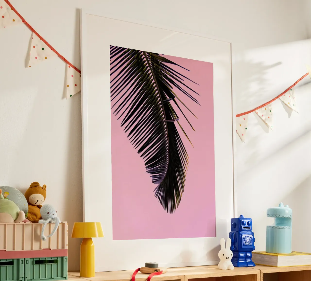 Tropicana Pink by @BineArnold poster con telaio in legno da EyeEm Mobile GmbH