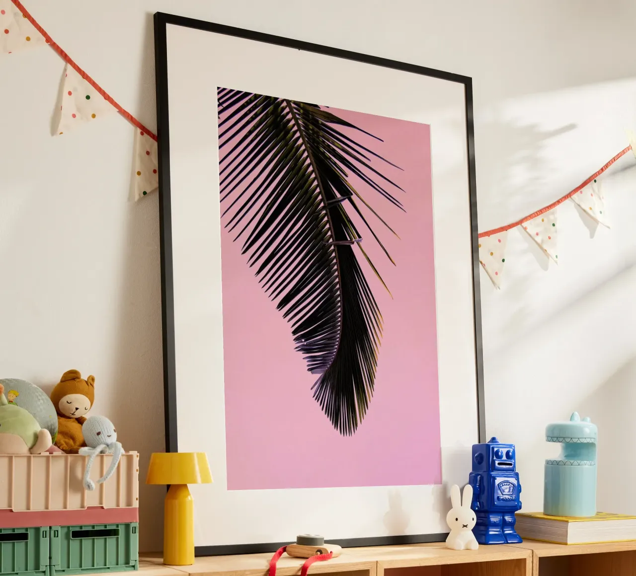 Tropicana Pink by @BineArnold poster con telaio in legno da EyeEm Mobile GmbH