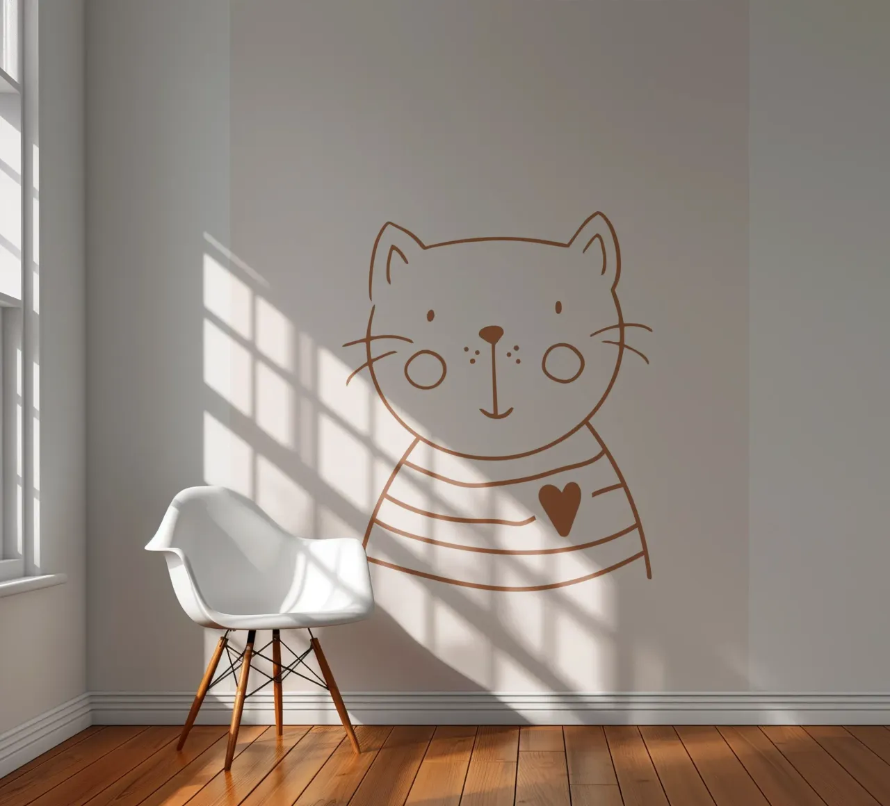 Kat fotobehang van KRUTH DESIGN