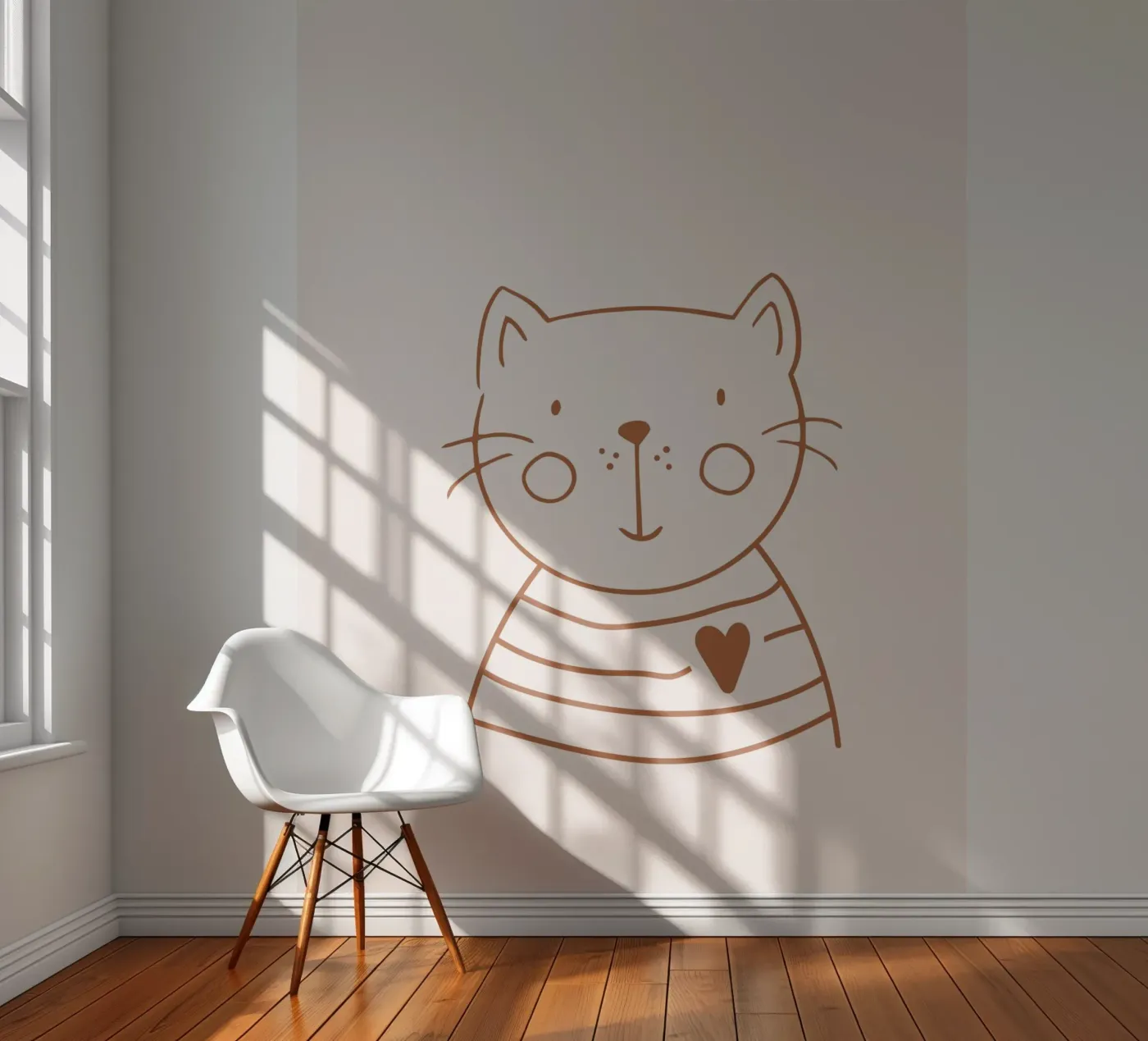 Kat fotobehang van KRUTH DESIGN