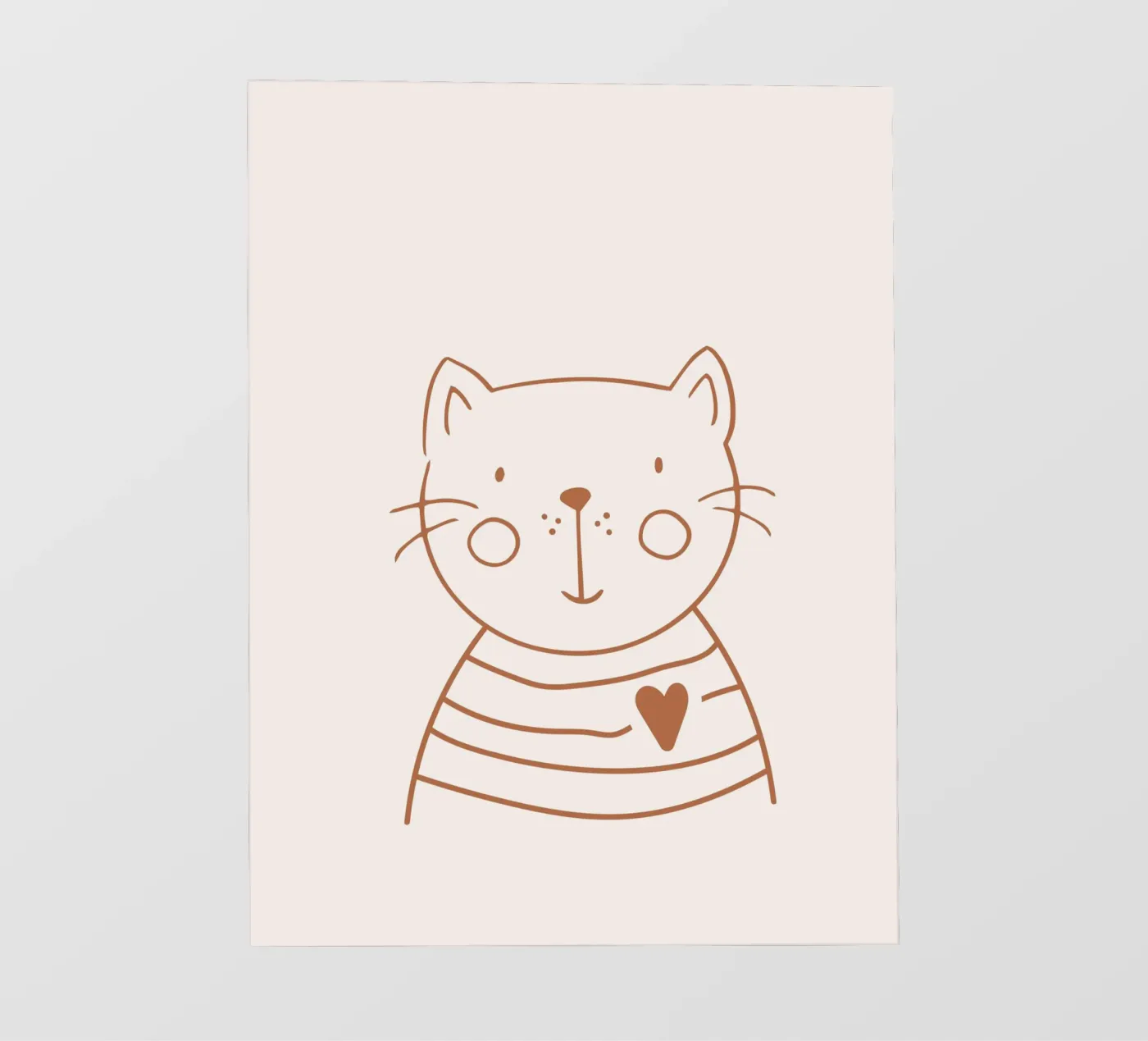 Kat fotobehang van KRUTH DESIGN