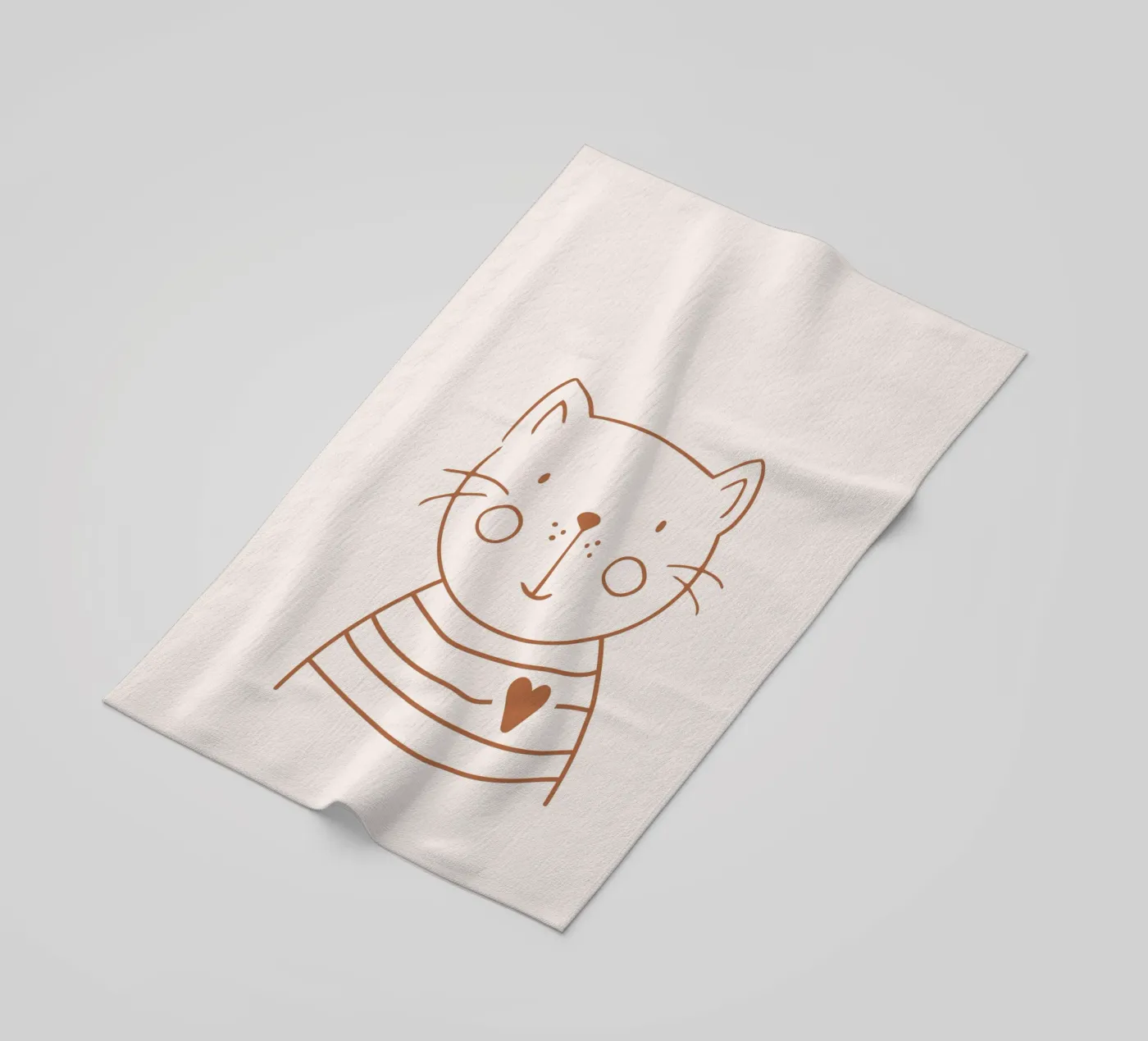 Gatto telo mare da KRUTH DESIGN