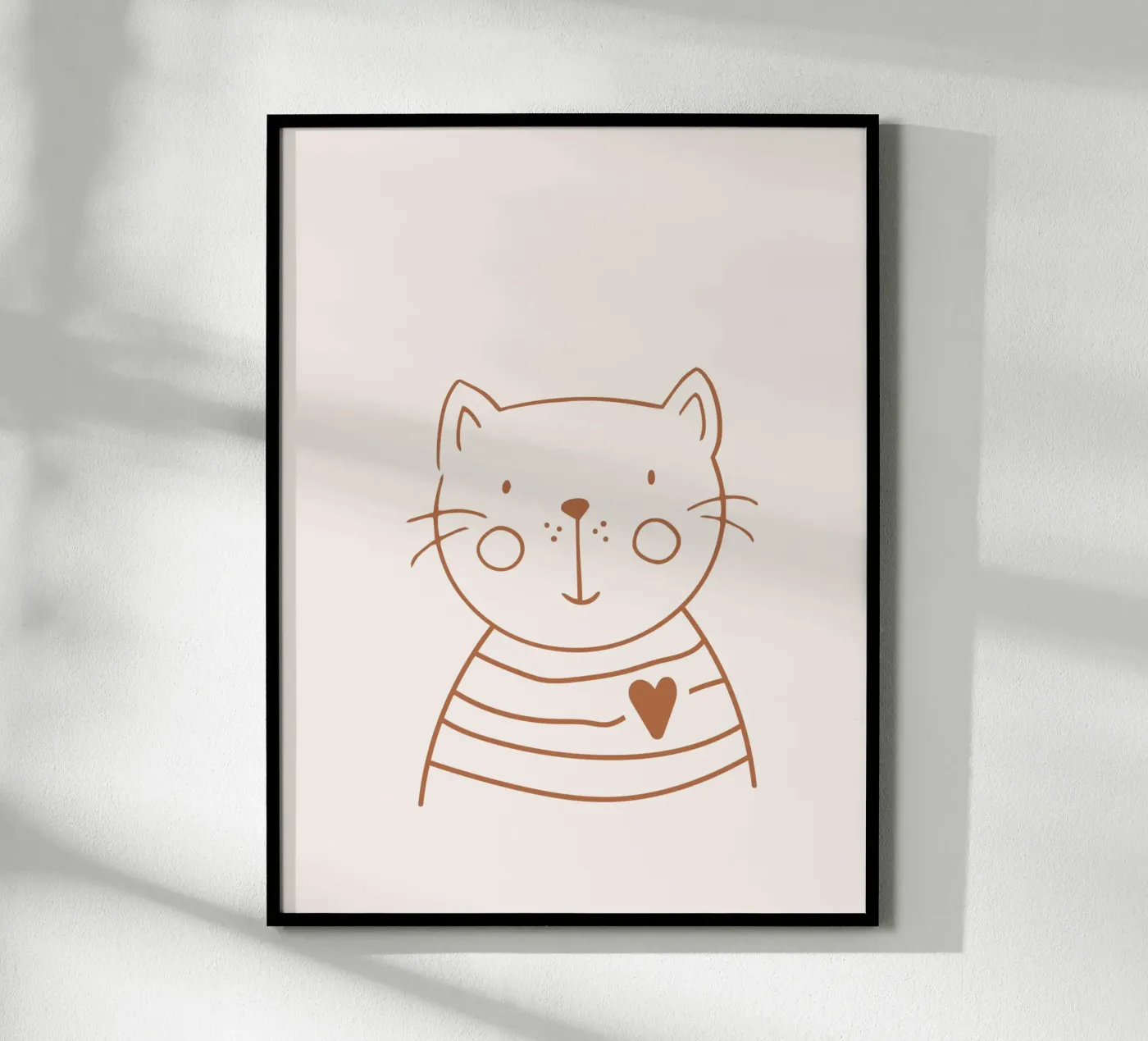 Katze Poster von KRUTH DESIGN