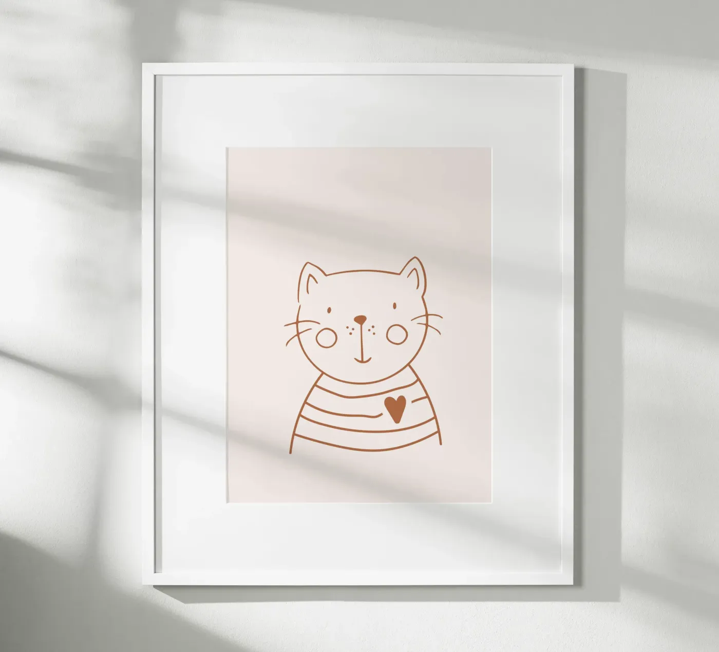 Katze Poster von KRUTH DESIGN