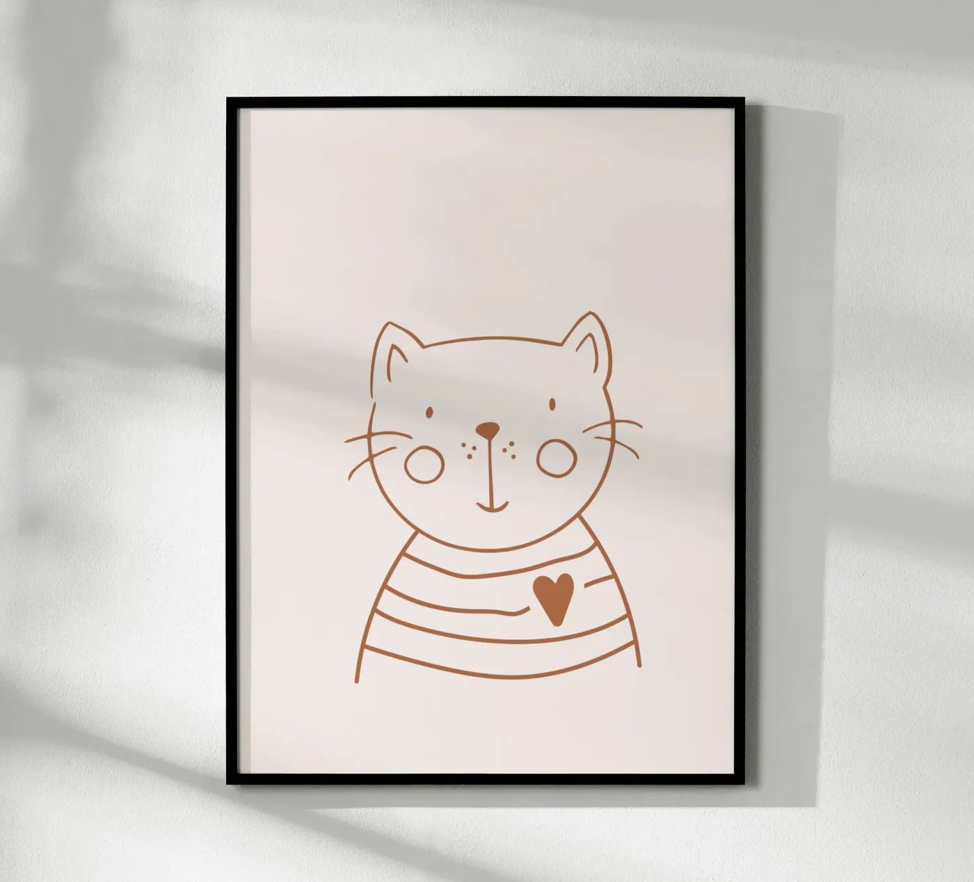 Cat poster by KRUTH DESIGN