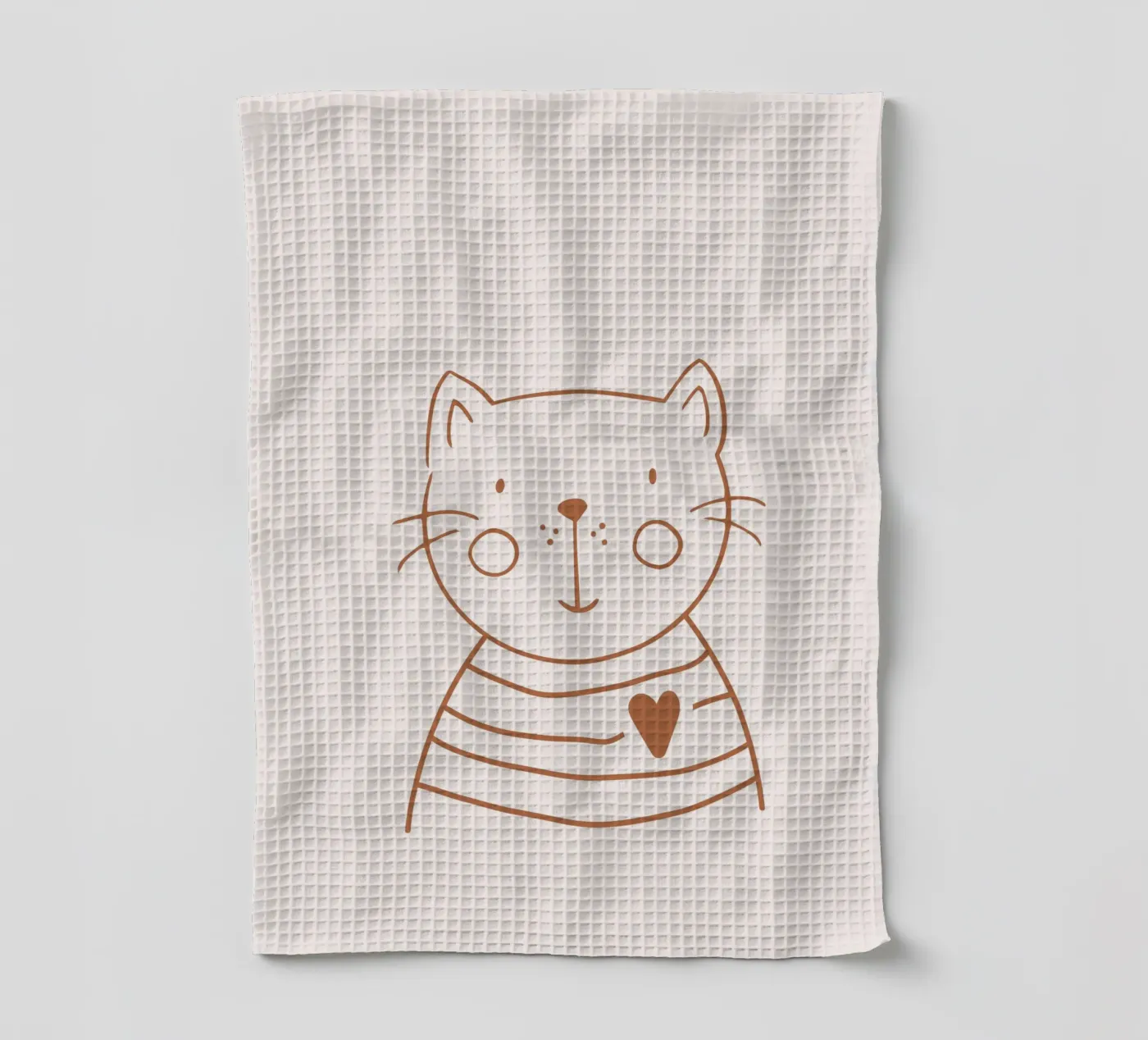 Chat torchon de KRUTH DESIGN