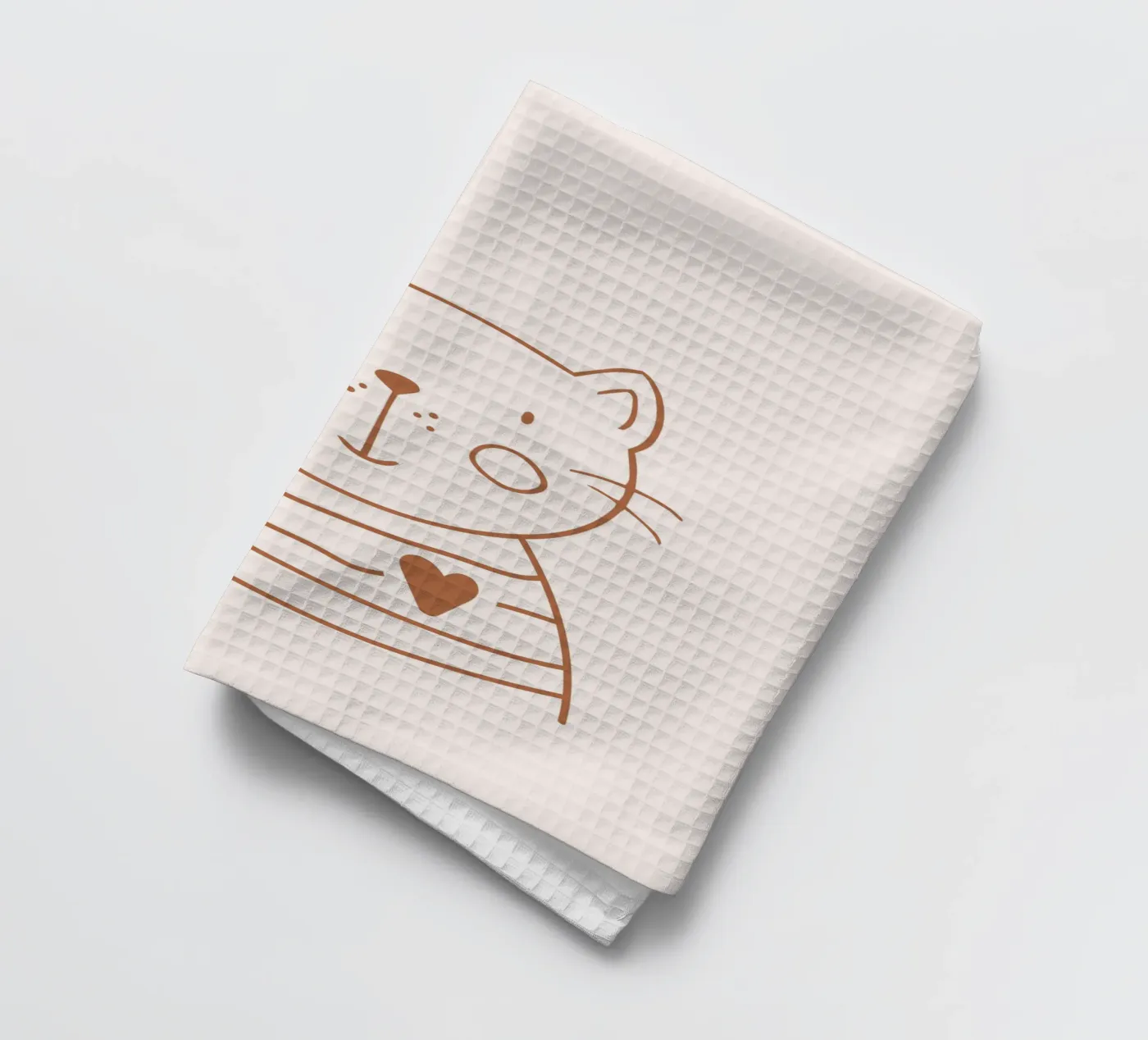 Chat torchon de KRUTH DESIGN