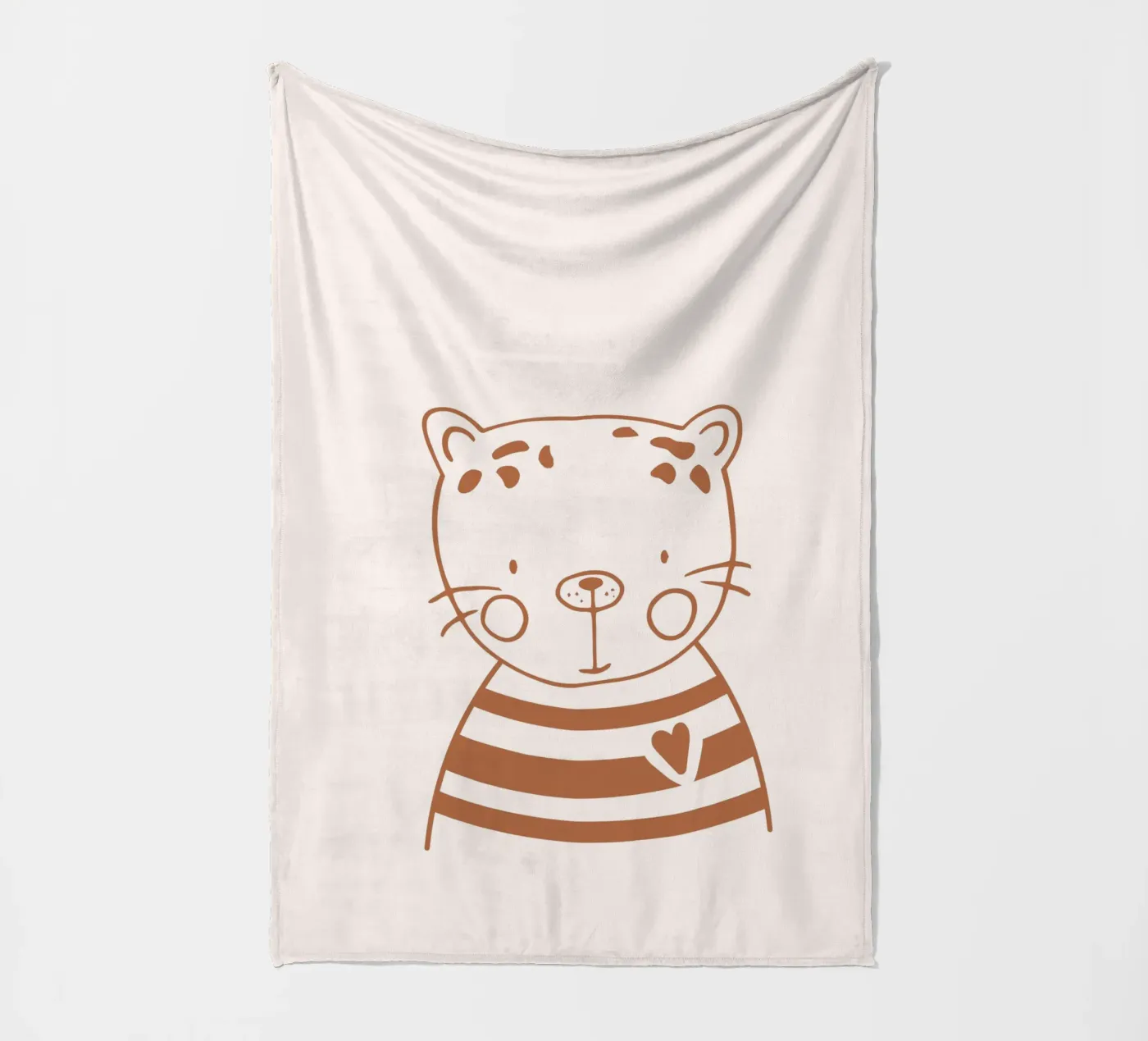 Leopard Fleecedecke von KRUTH DESIGN