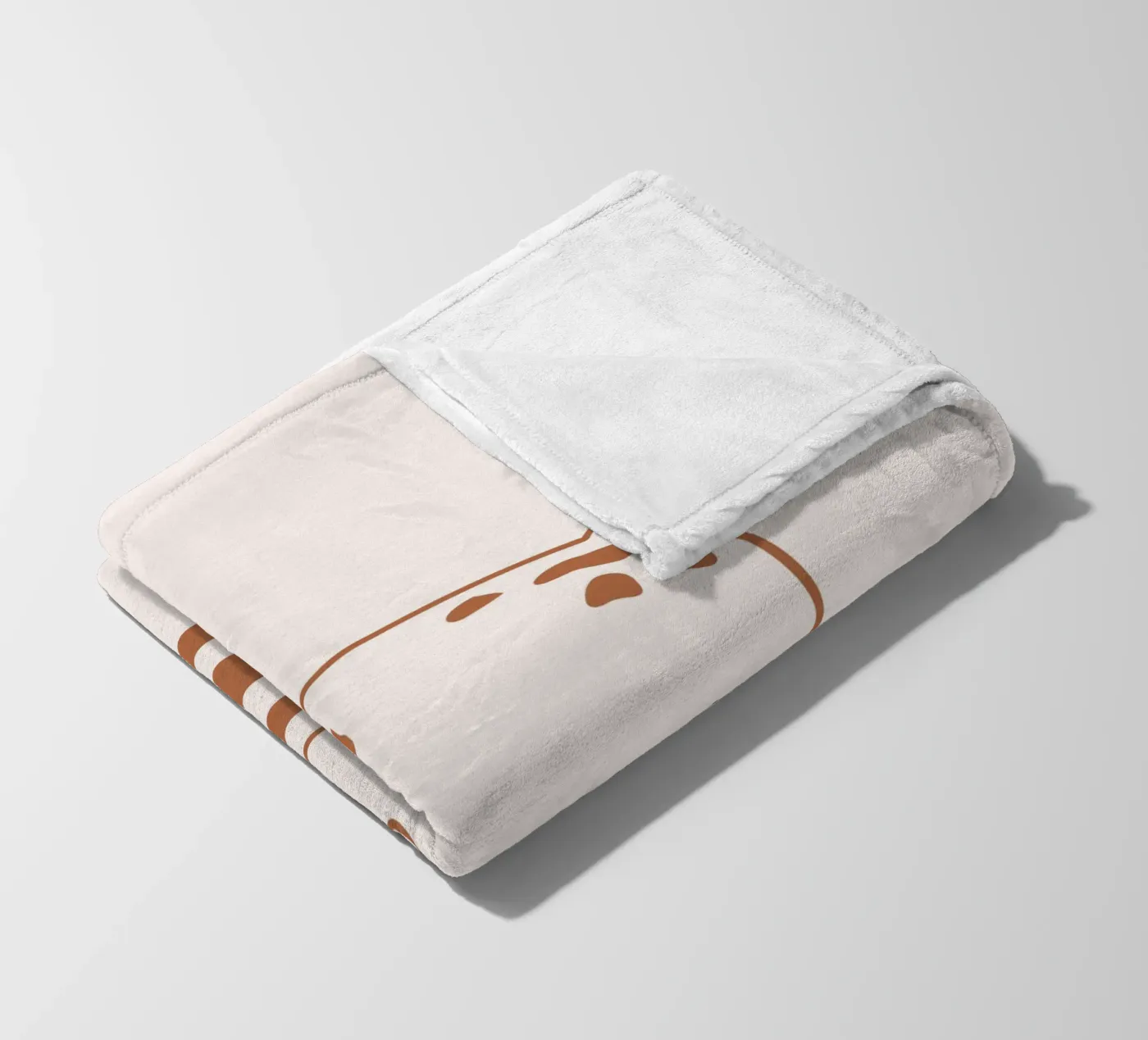 Leopard Fleecedecke von KRUTH DESIGN