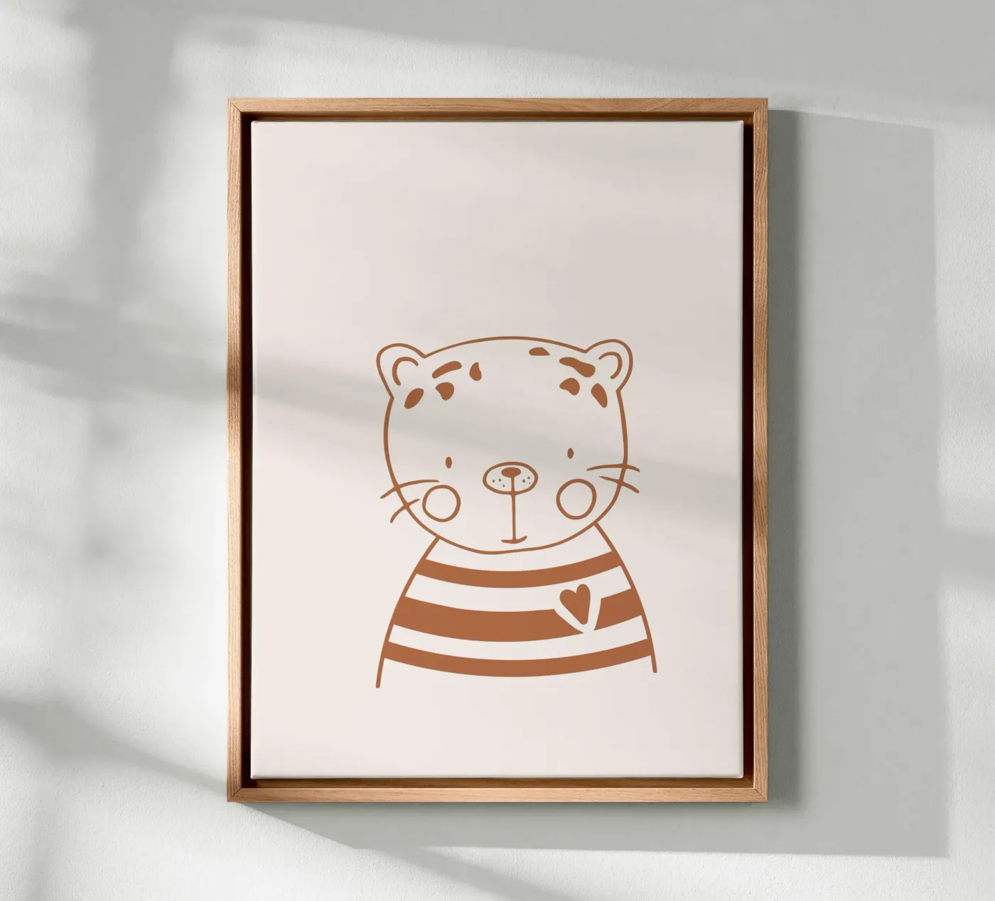 Leopard canvas by KRUTH DESIGN