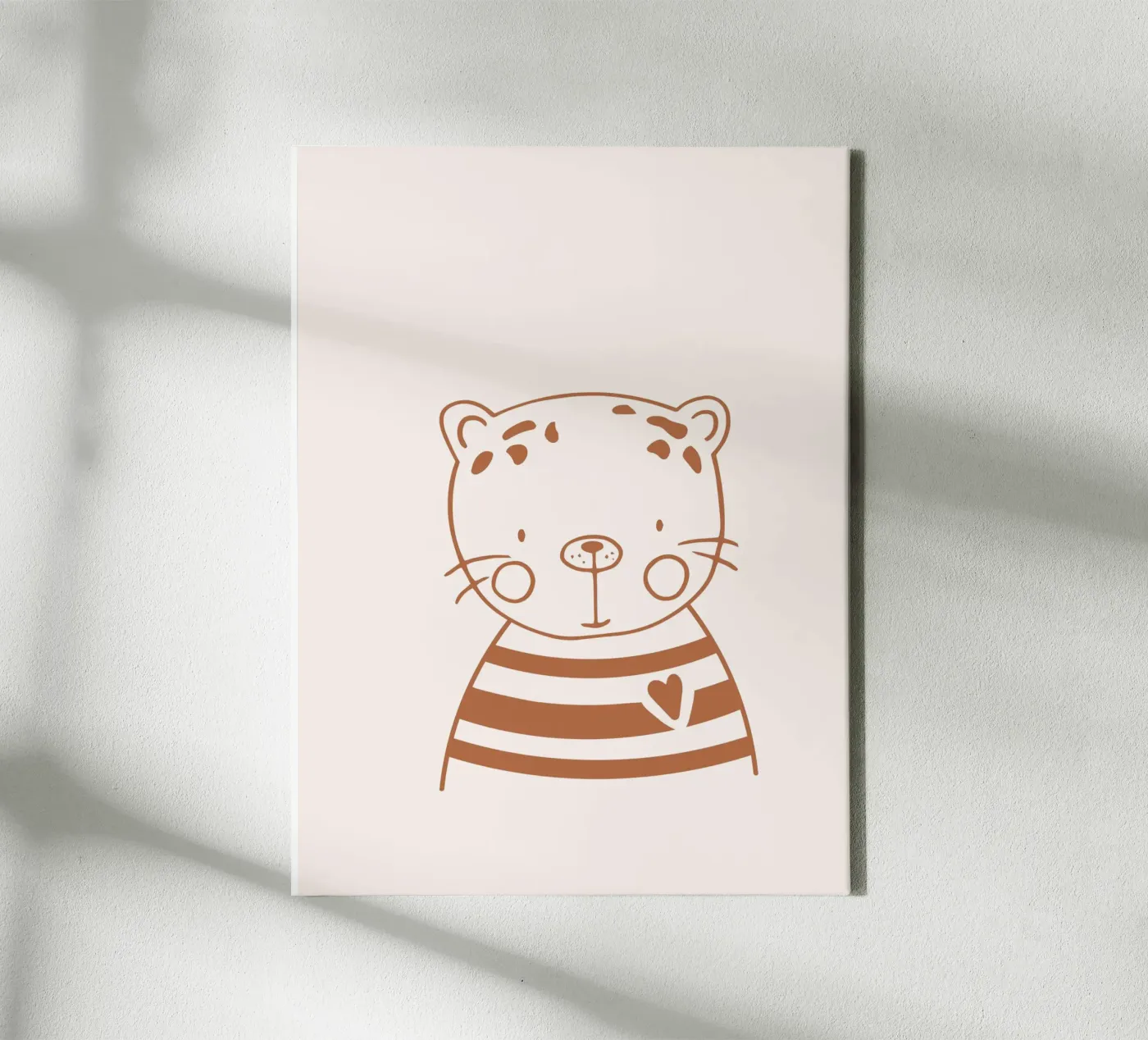 Leopard canvas by KRUTH DESIGN