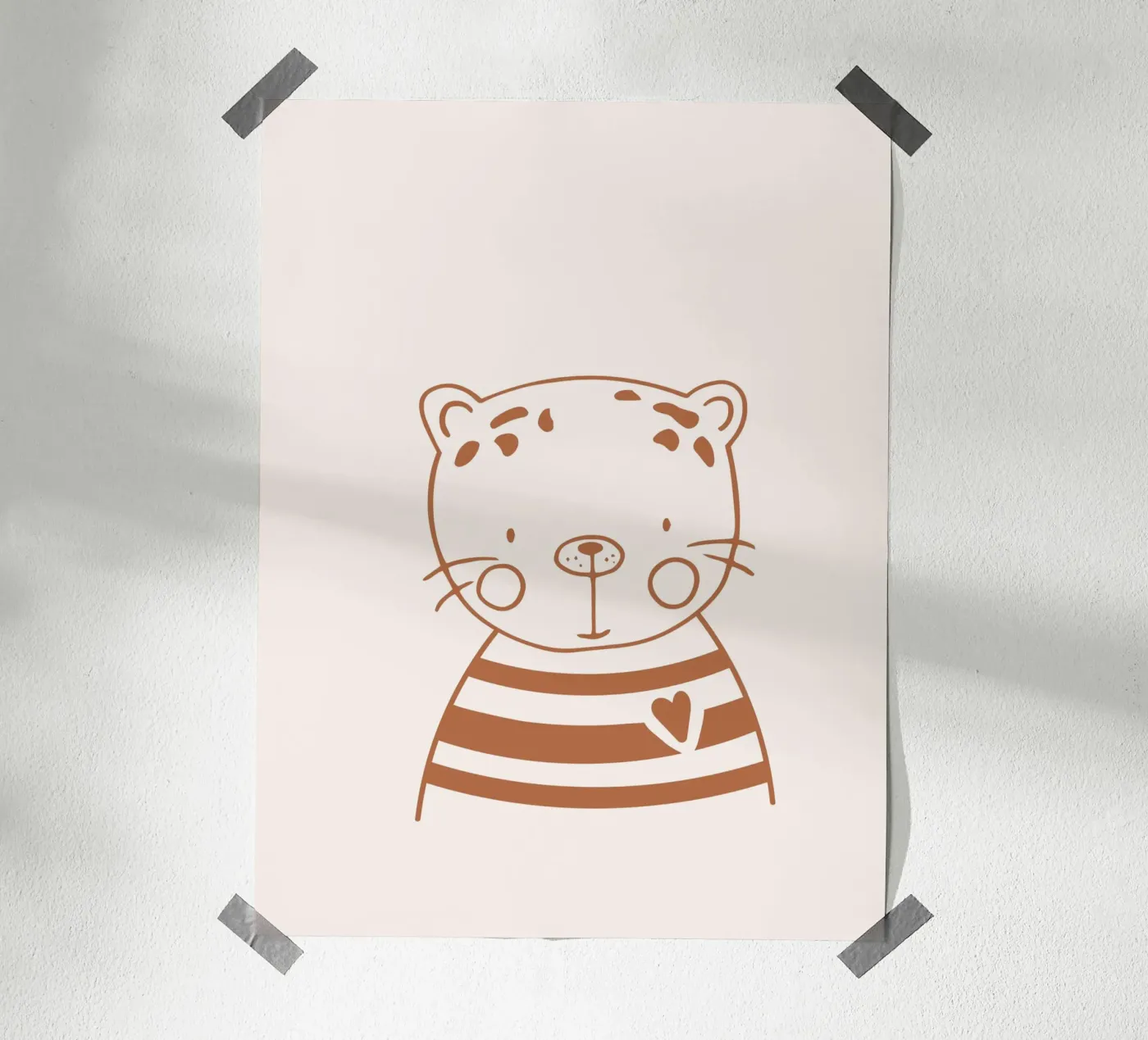 Leopard Poster von KRUTH DESIGN