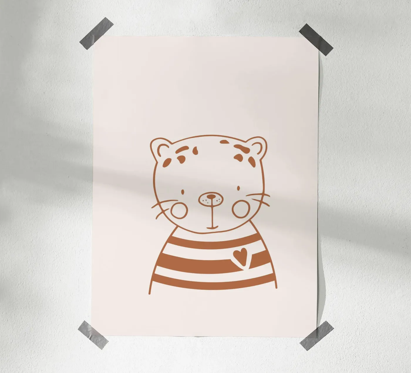 Leopard Poster von KRUTH DESIGN