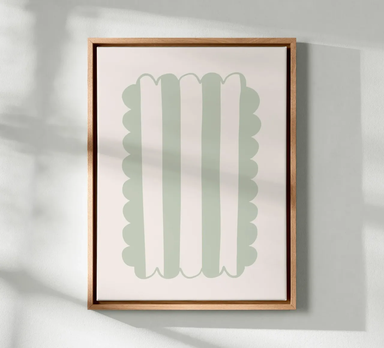 Strisce tela con Cornice a cassetta da KRUTH DESIGN