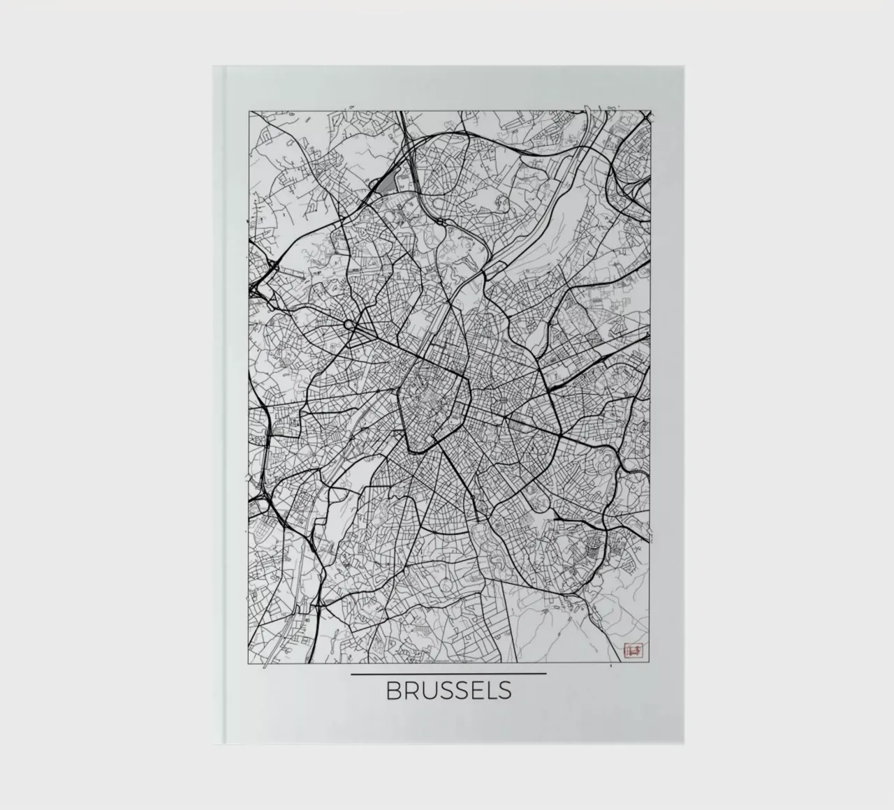 Brussels Minimal notebook by Hubert Roguski