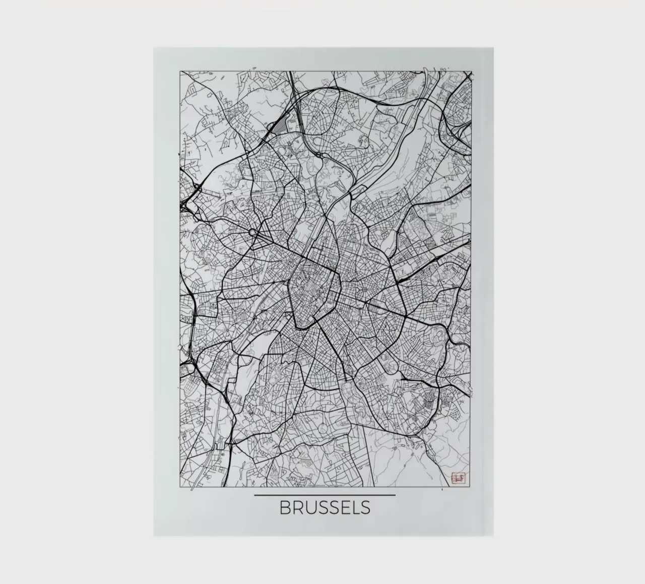 Brussels Minimal notebook by Hubert Roguski