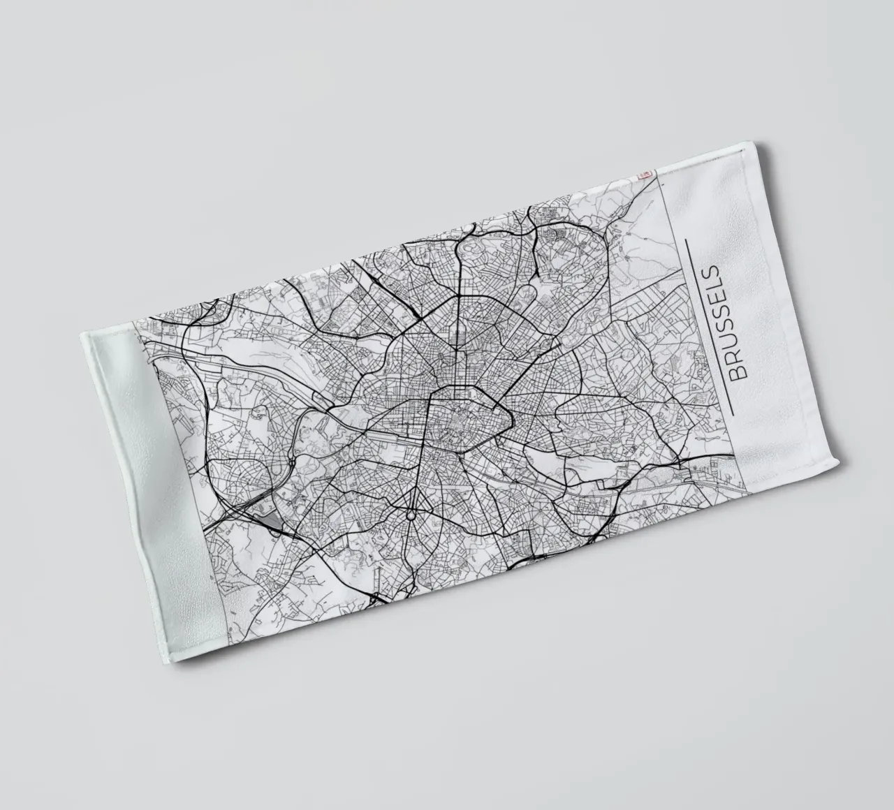 Brussels Minimal asciugamano da bagno da Hubert Roguski