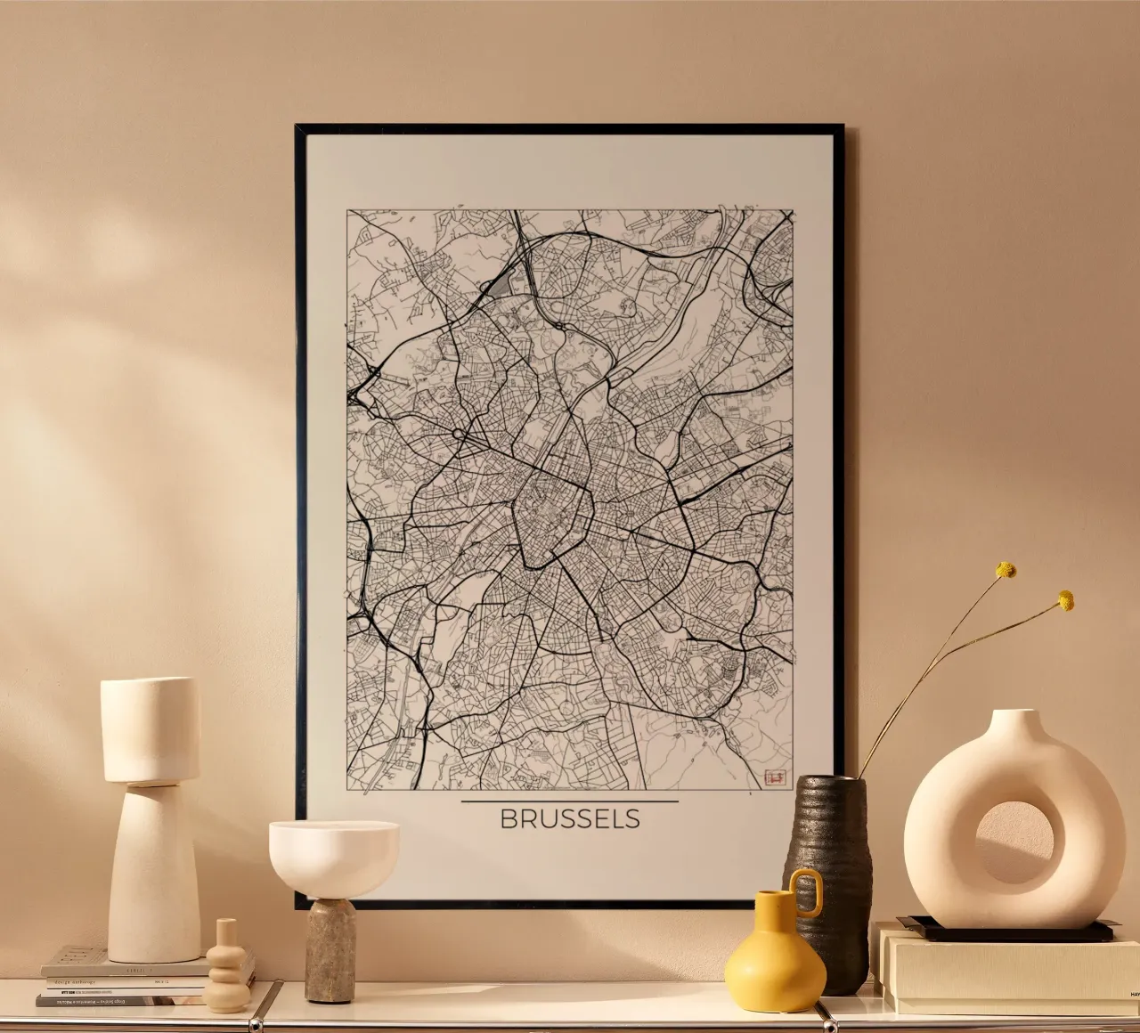 Brussels Minimal poster da Hubert Roguski