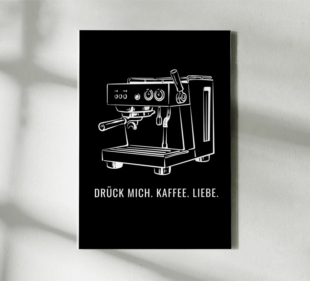 Drück mich. Kaffee. Liebe. tela da DigiWunderwerk