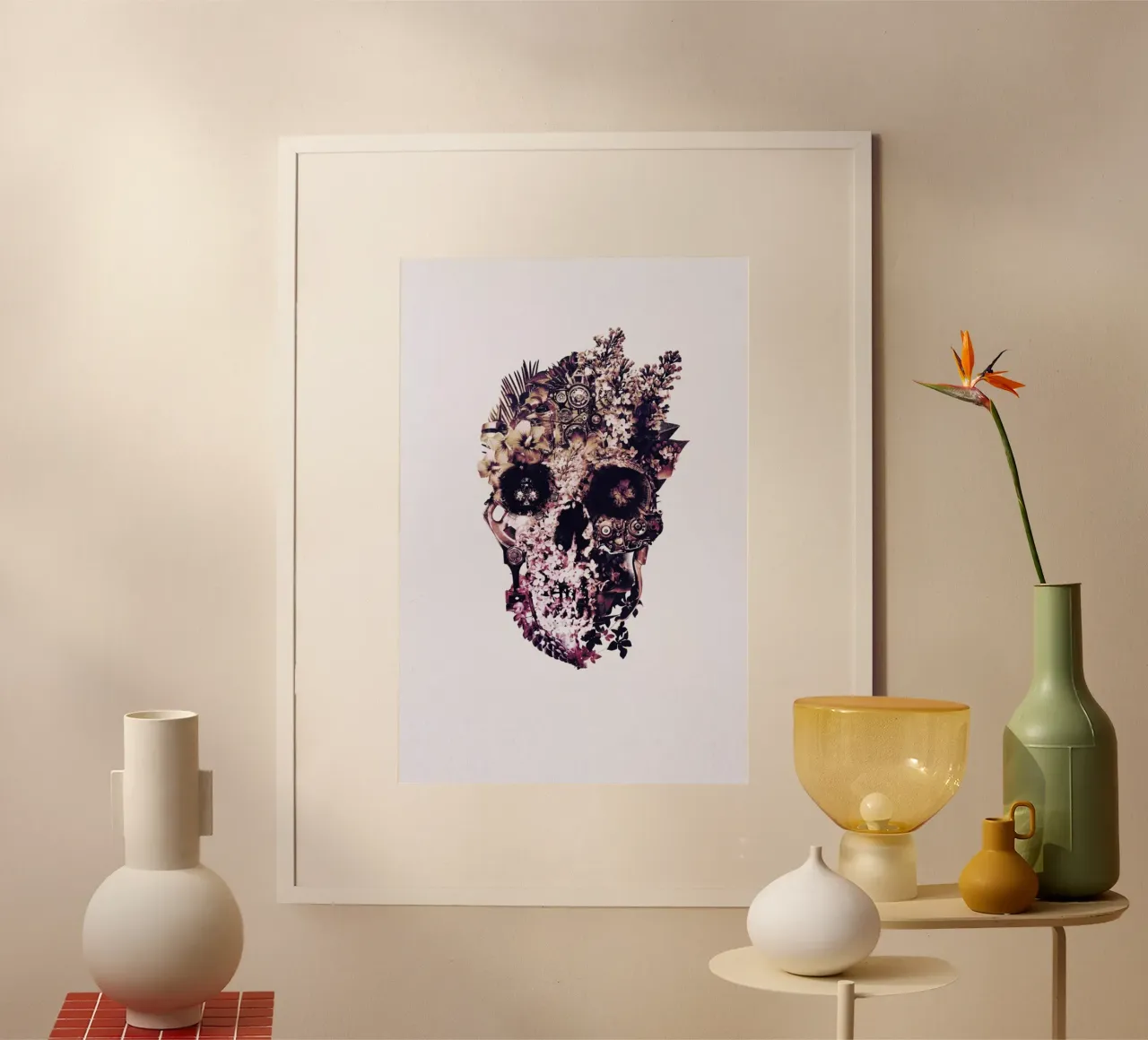 Metamorphosis Light poster con telaio in legno da Ali Gulec