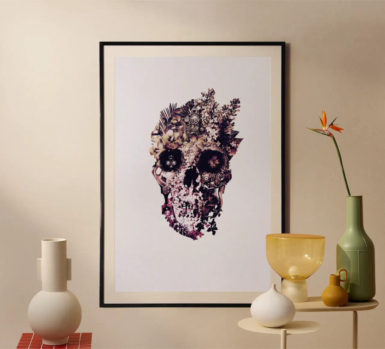 Metamorphosis Light poster con telaio in legno da Ali Gulec
