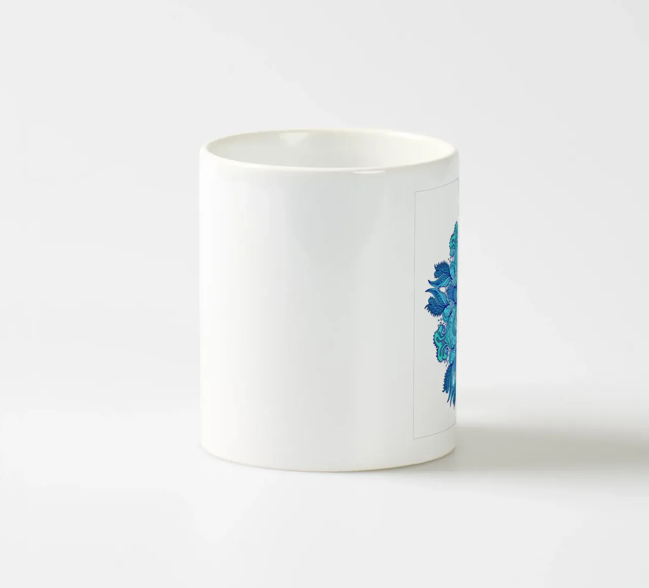 Mandala floreale tazza in ceramica da Spiritual Touch