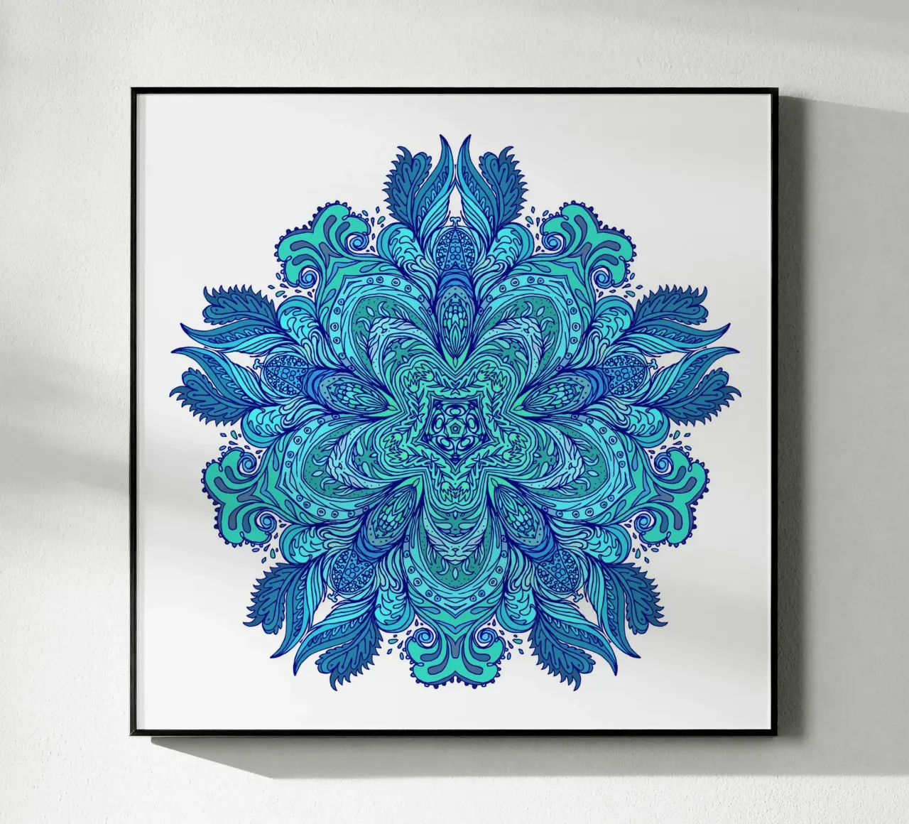 Mandala floreale plexiglass da Spiritual Touch