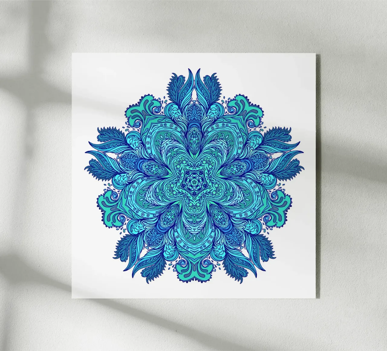 Mandala floreale plexiglass da Spiritual Touch