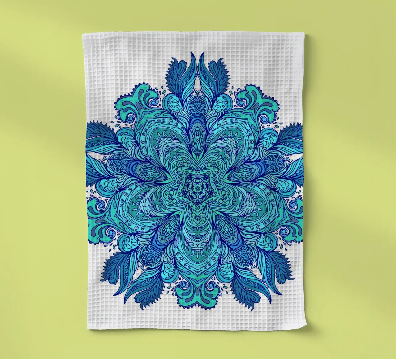 Mandala floreale canovaccio da cucina da Spiritual Touch