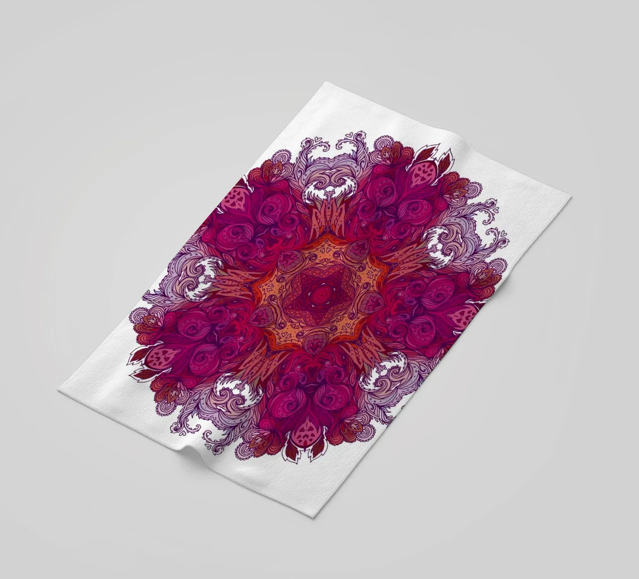 Mandala floreale telo mare da Spiritual Touch