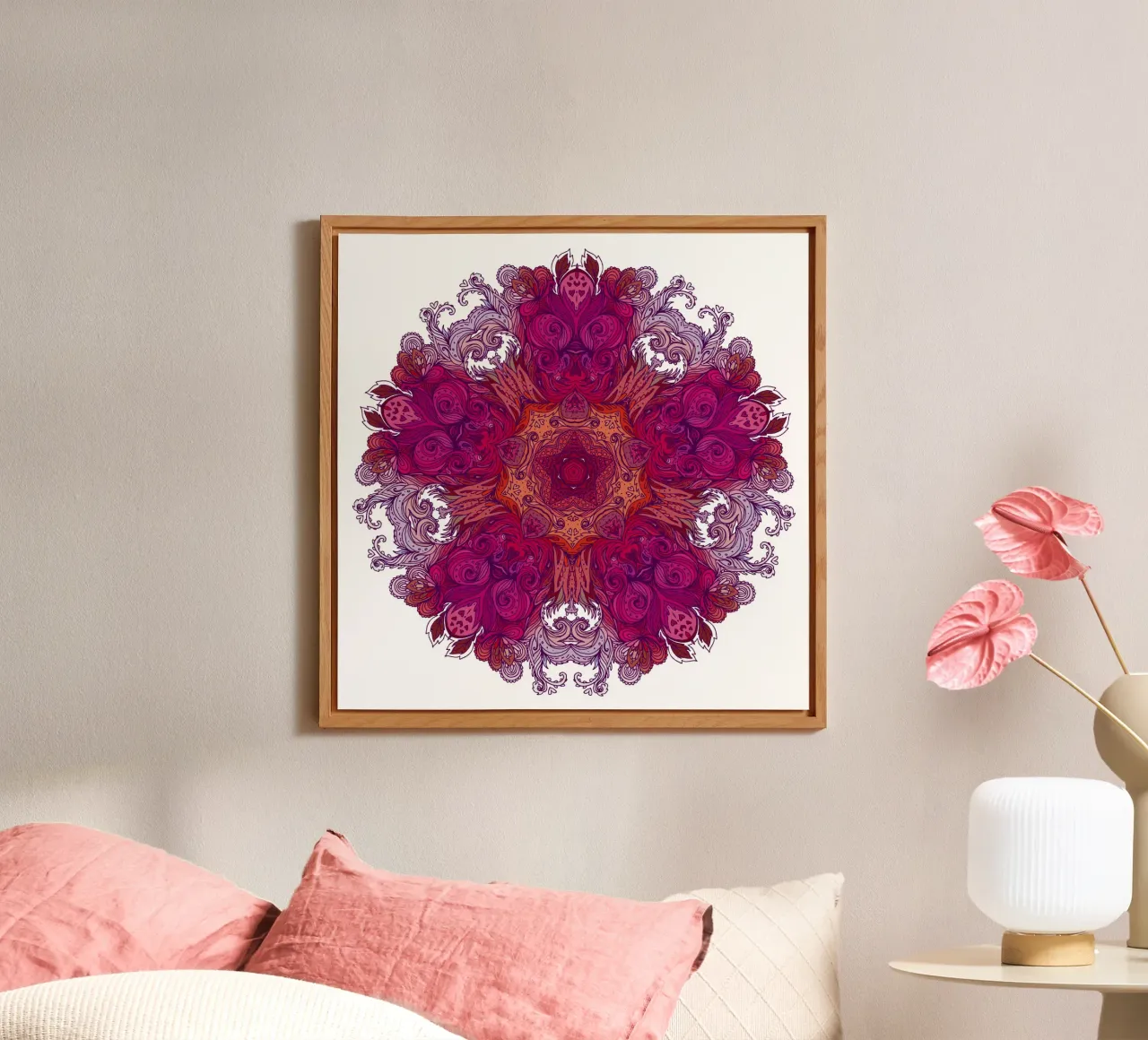 Floral Mandala forex plate by Spiritual Touch