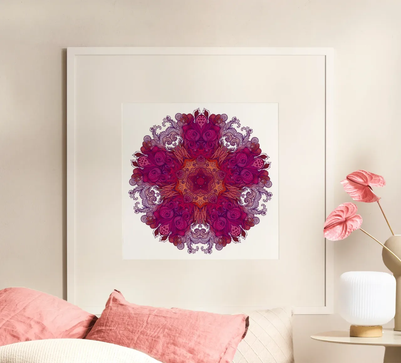 Floral Mandala poster by Spiritual Touch