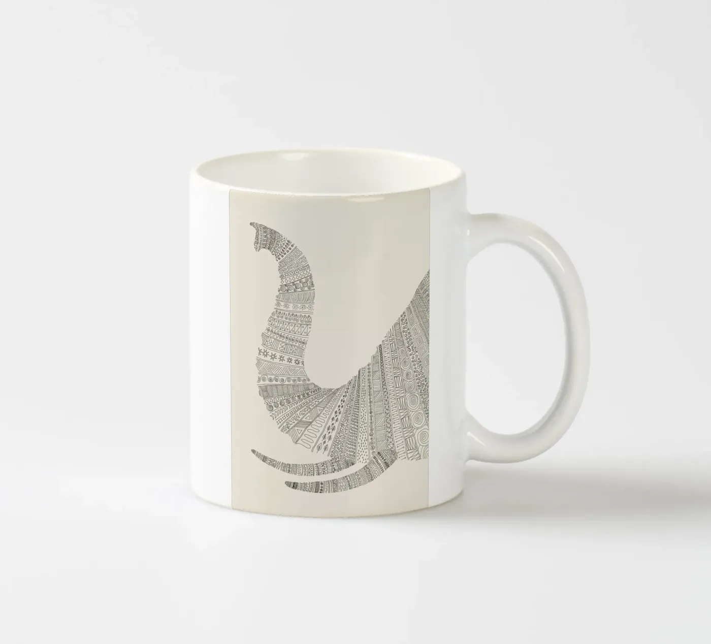 Elephant 01 ceramic mug by Florent Bodart