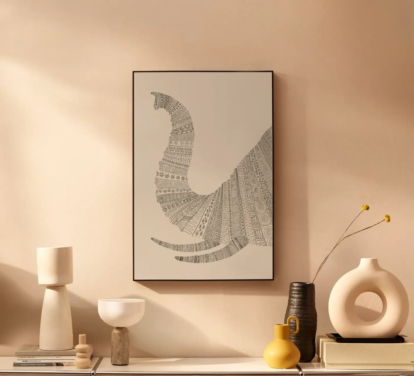 Elephant 01 Acryl-Glas von Florent Bodart