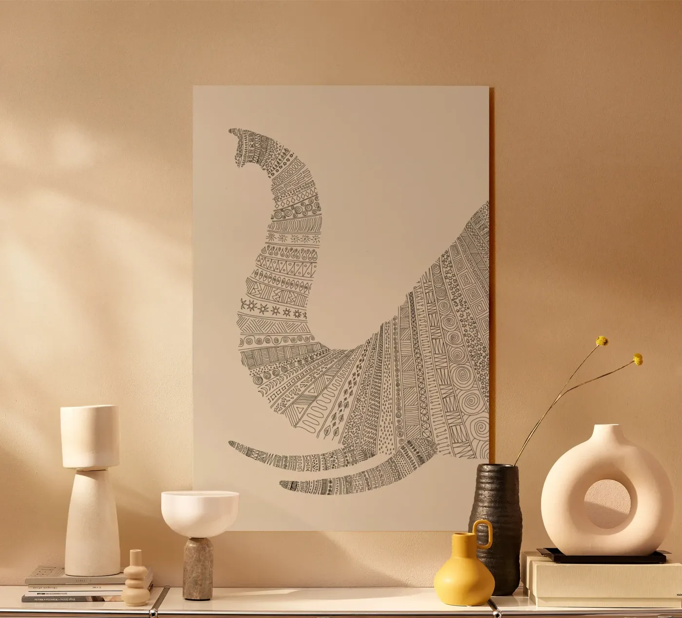 Elephant 01 Acryl-Glas von Florent Bodart