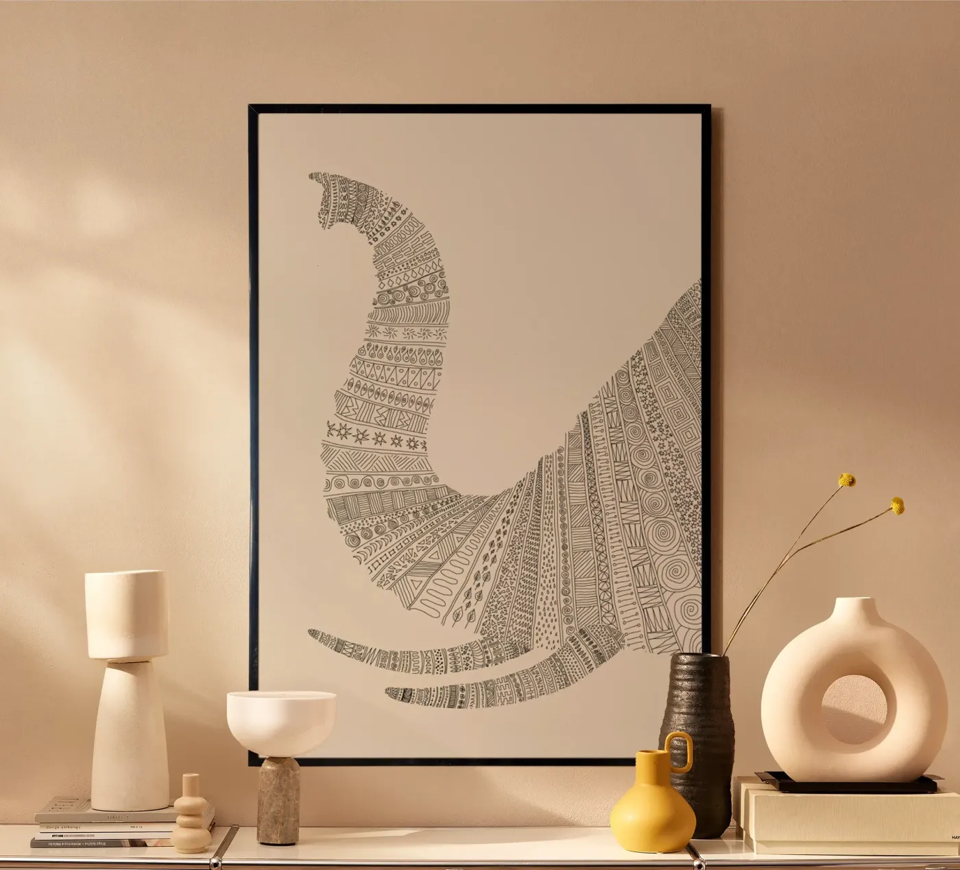 Elephant 01 poster by Florent Bodart