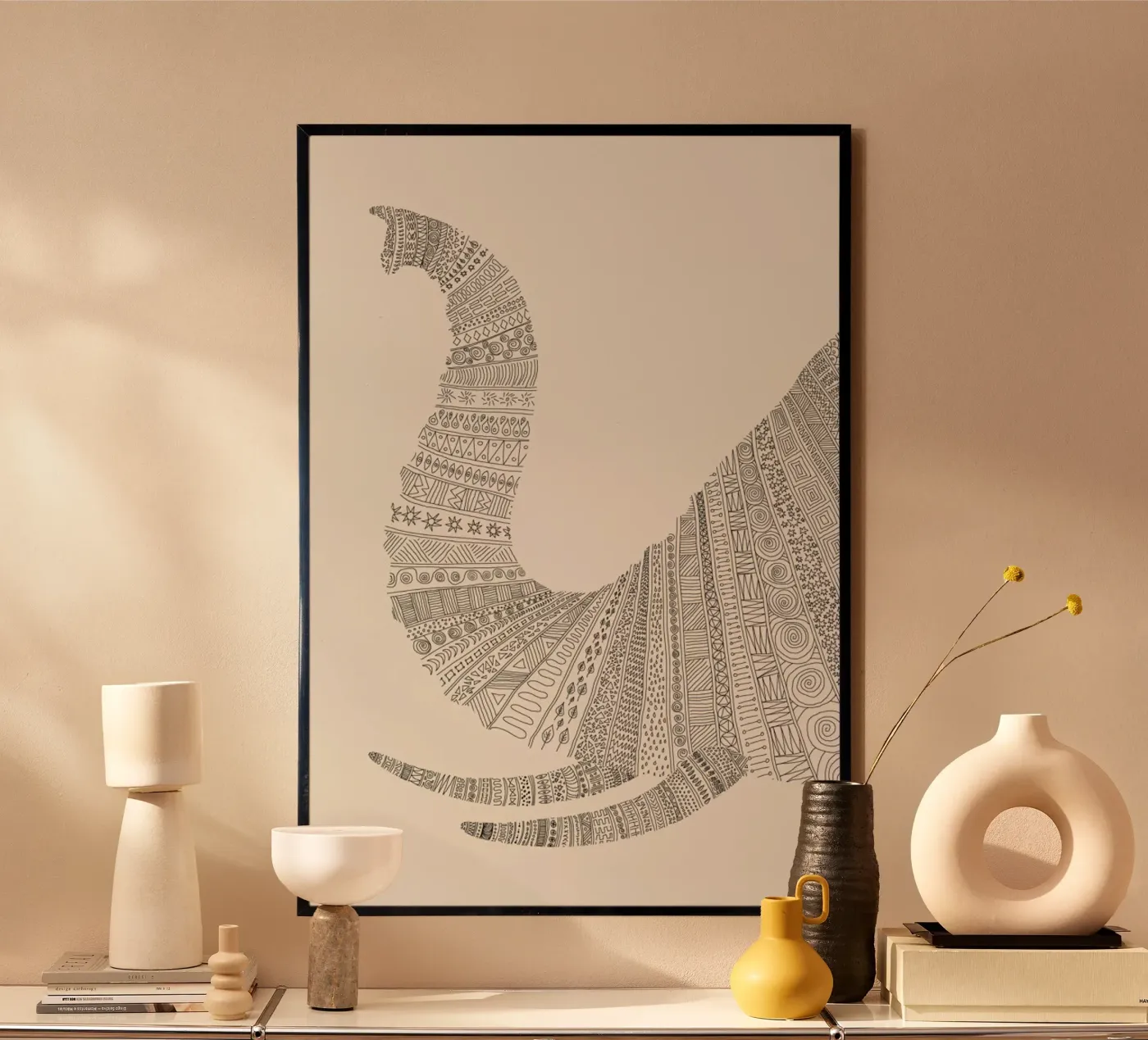 Elephant 01 Poster von Florent Bodart