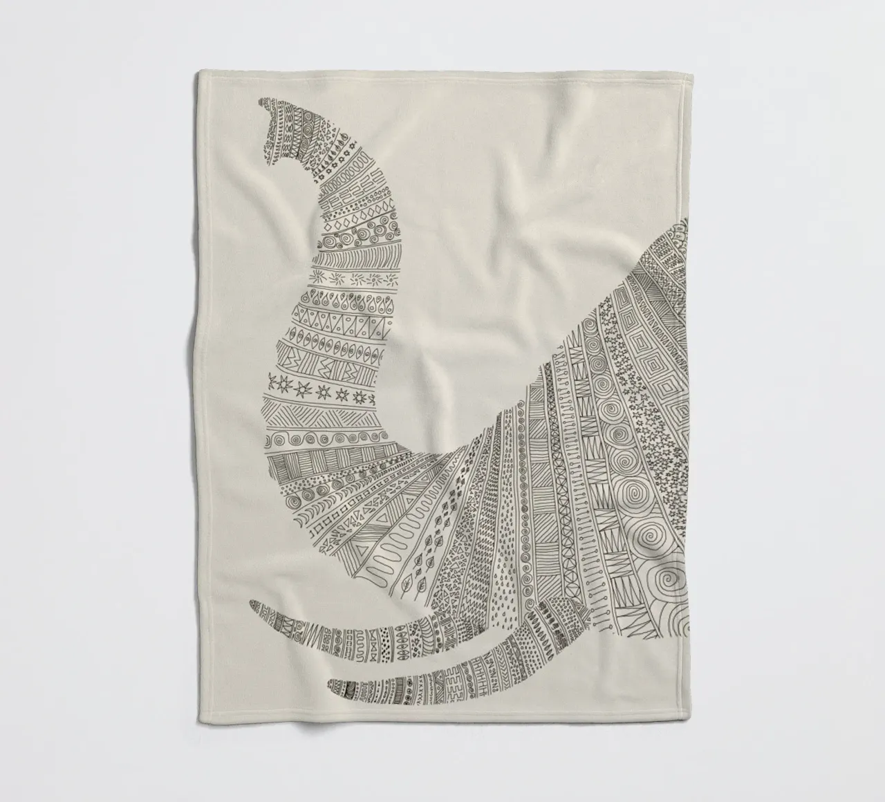 Elephant 01 coperta in pile da Florent Bodart