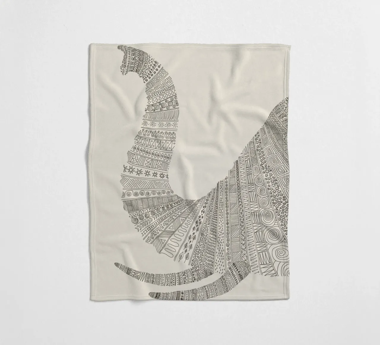 Elephant 01 coperta in pile da Florent Bodart