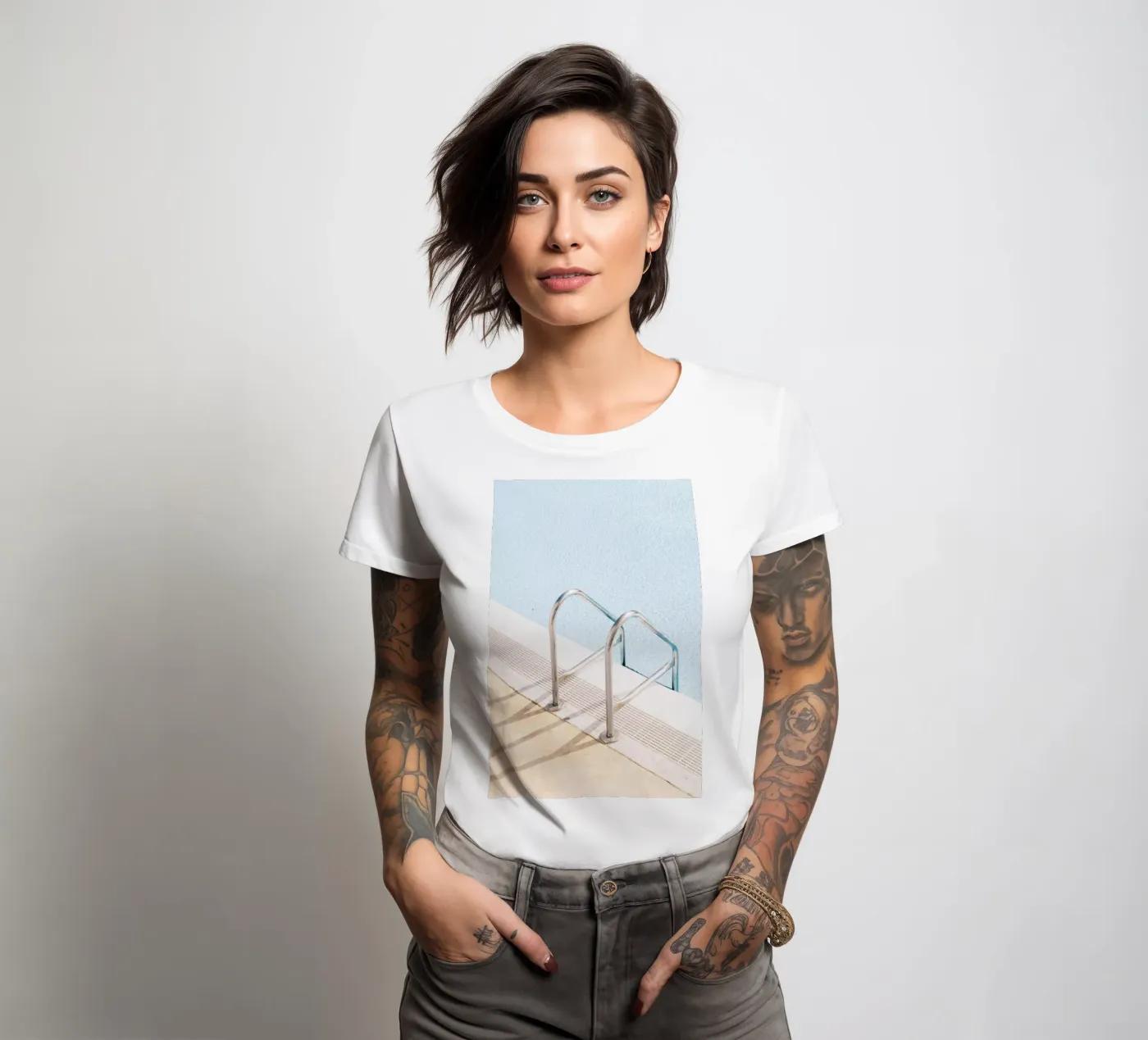 Poolside t-shirt da donna da Picture On The Fridge