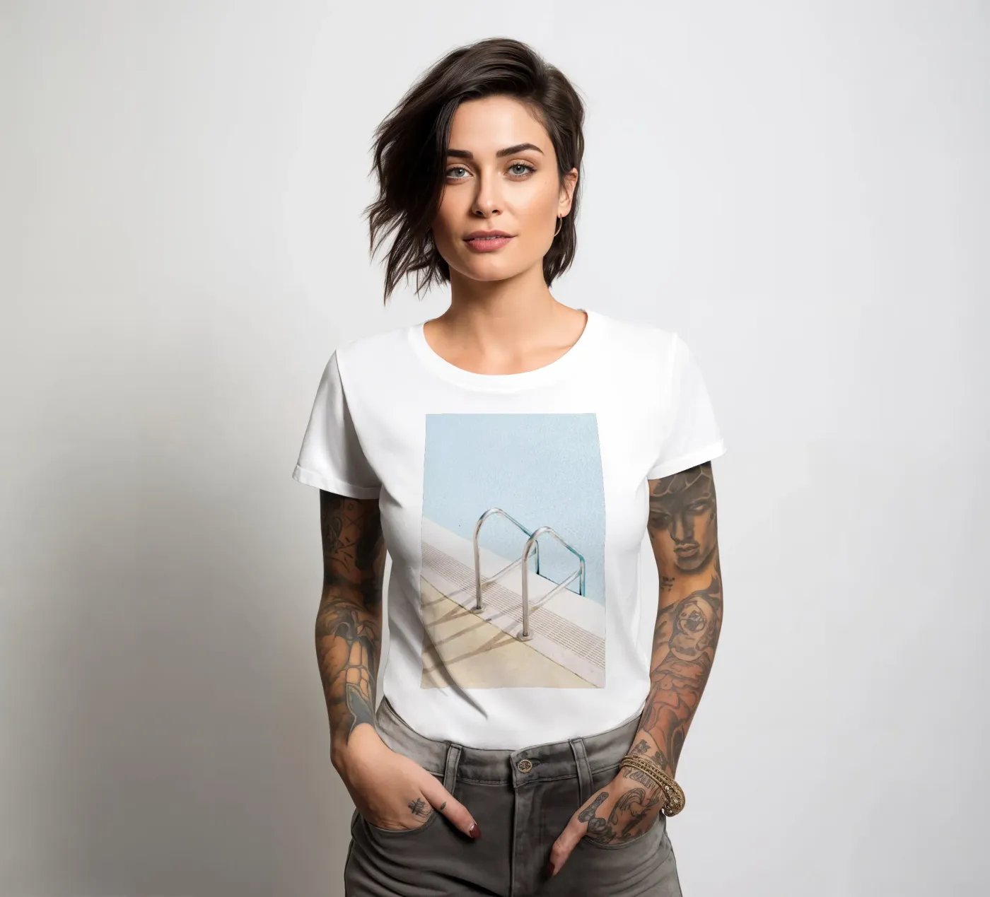 Poolside t-shirt da donna da Picture On The Fridge