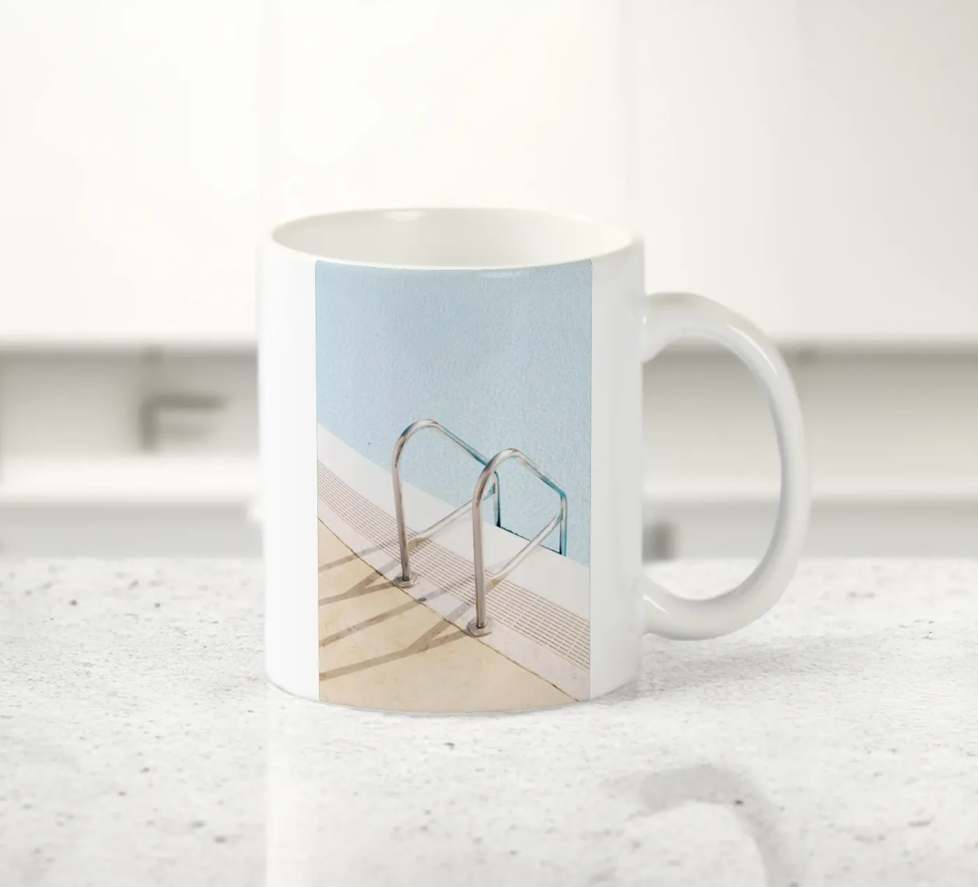 Poolside ceramic mug by Picture On The Fridge