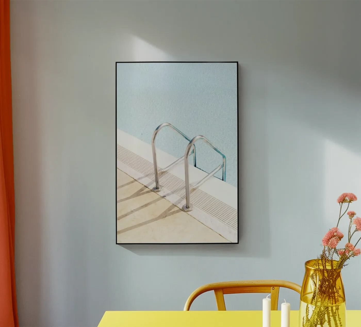 Poolside acryl van Picture On The Fridge