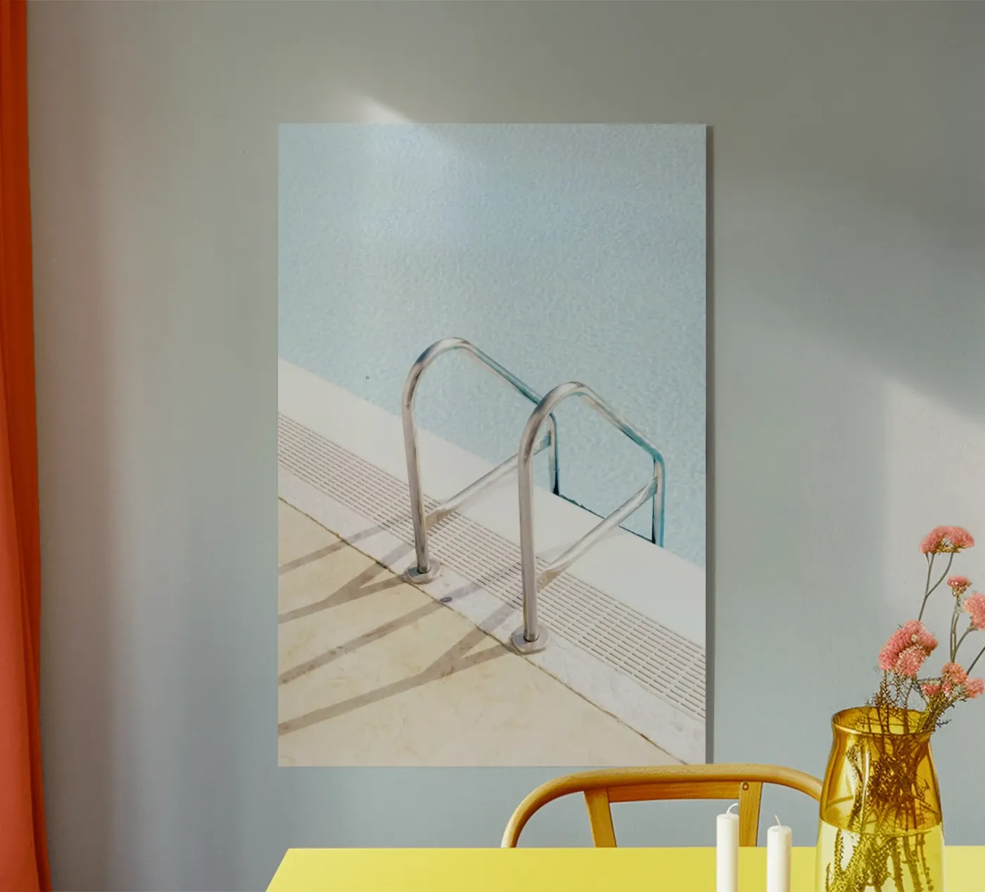 Poolside acryl van Picture On The Fridge