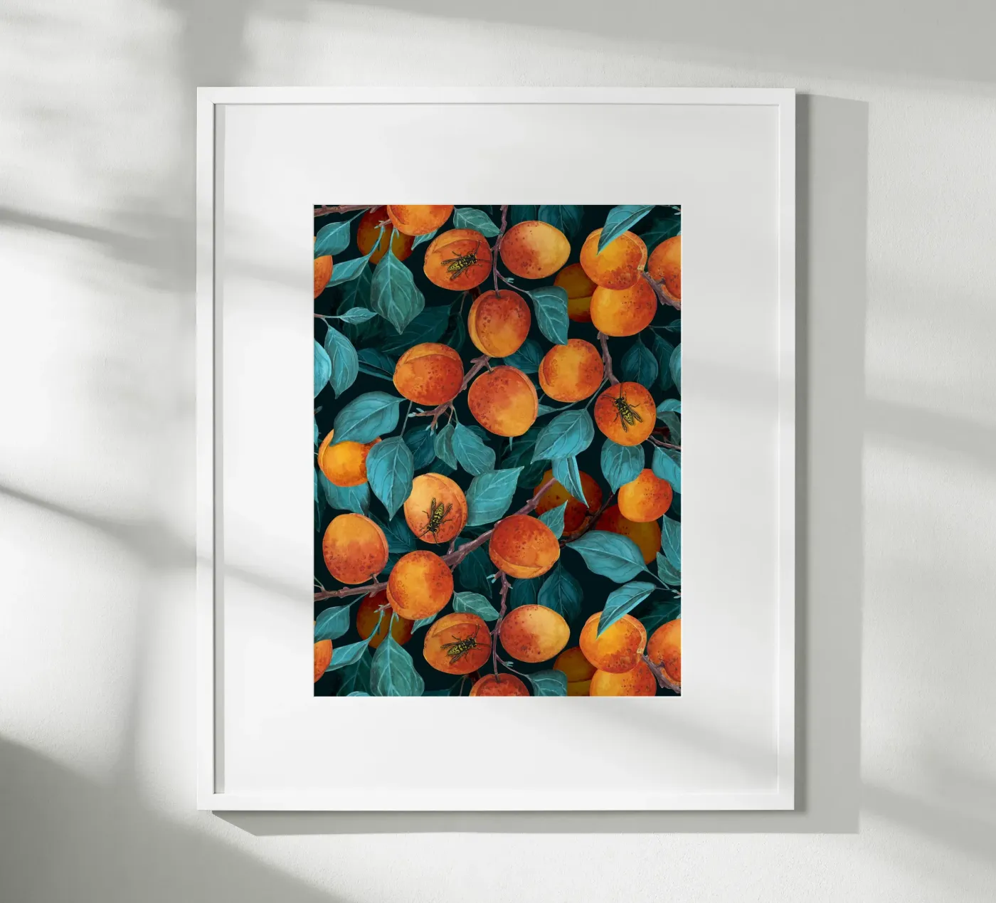 Apricot garden poster van Painted Nature