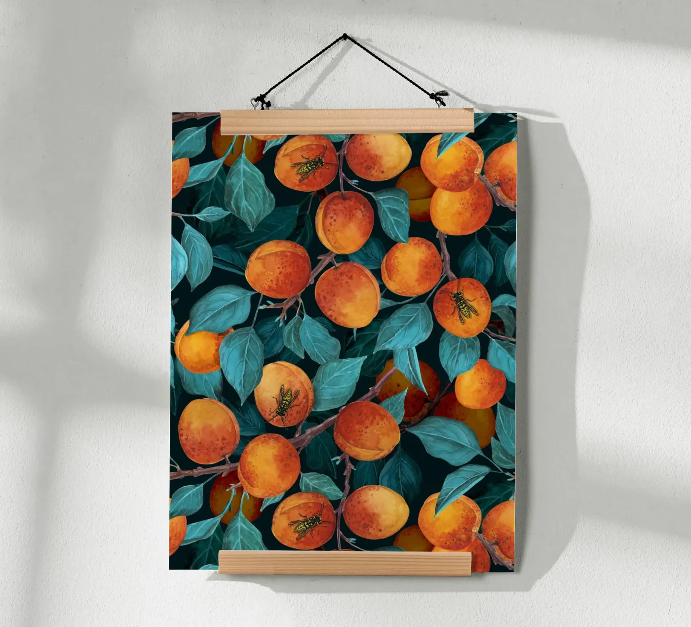 Apricot garden poster van Painted Nature