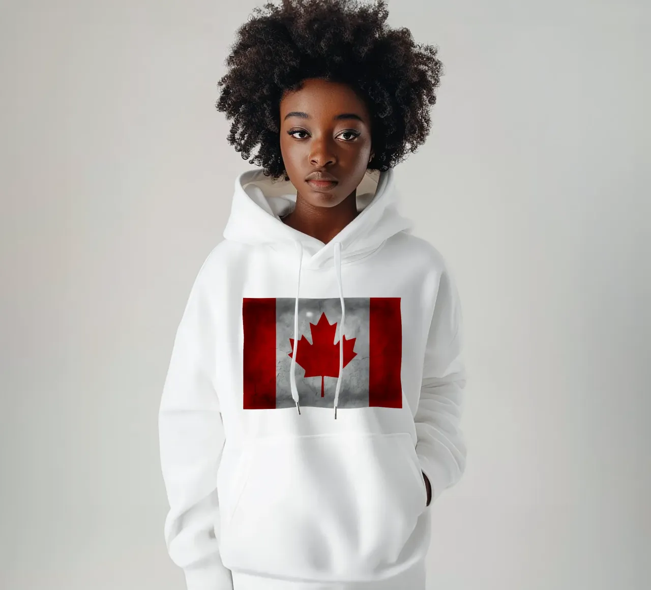 Canada vintage vlag hoodie van Joshua A Holmes