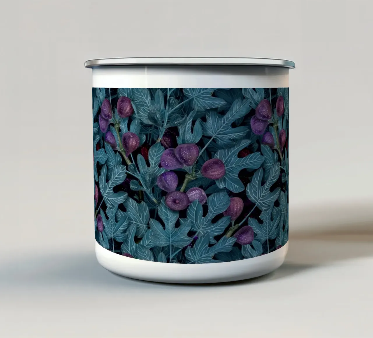 Fichi tazza in smalto da Painted Nature